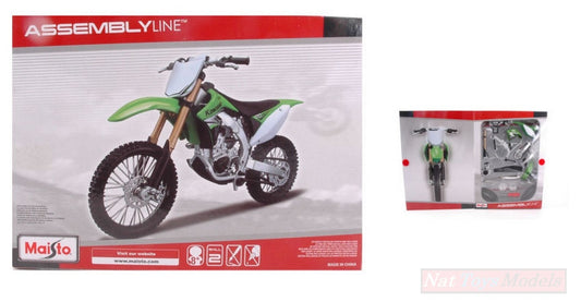 KIT TO BE ASSEMBLED IN SCALE COMPATIBLE WITH KAWASAKI KX 450F KIT 1:12 MAISTO MI39175
