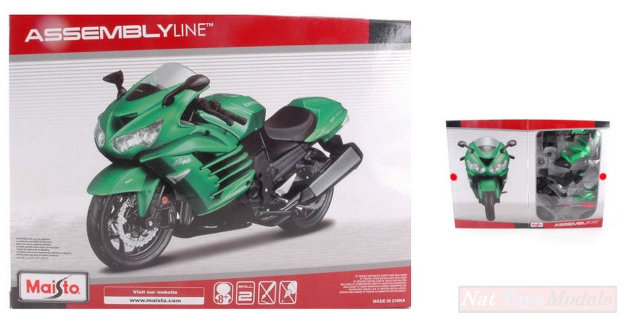 KIT DA MONTARE IN SCALA COMPATIBILE CON KAWASAKI NINJA ZX-14R KIT 1:12 MAISTO MI39197