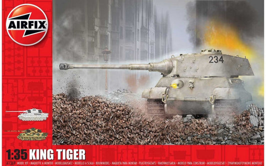 KIT DA MONTARE IN SCALA COMPATIBILE CON KING TIGER KIT 1:35 AIRFIX A1369