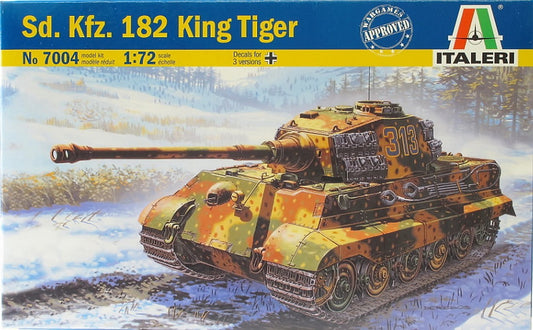 KIT À ASSEMBLER À L'ÉCHELLE COMPATIBLE AVEC LE KIT KING TIGER 1:72 ITALERI IT7004