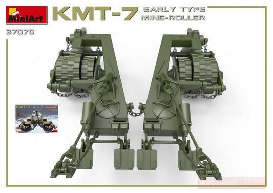 KIT D'ASSEMBLAGE À L'ÉCHELLE COMPATIBLE AVEC LE KIT DE ROULEAU DE MINE DE TYPE PREMIER KMT-7 1:35 MINIART MIN37070