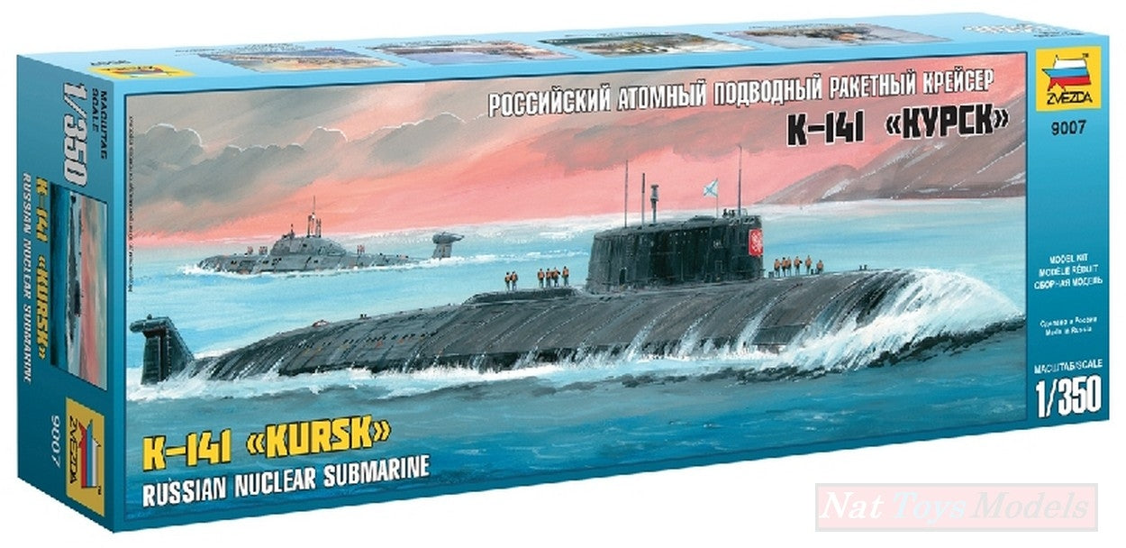 SCALE ASSEMBLY KIT COMPATIBLE WITH KURSK SUBMARINE 1:350 ZVEZDA Z9007