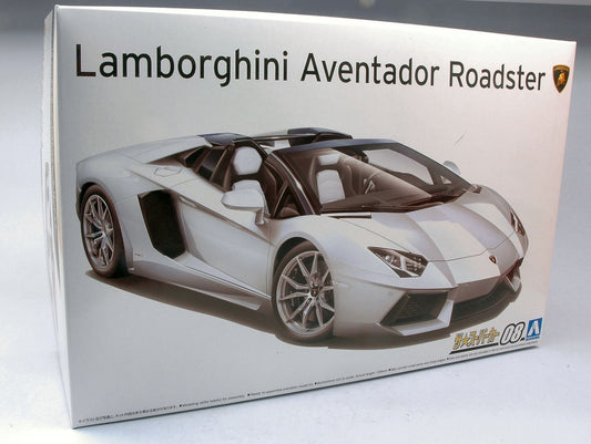 KIT DA MONTARE IN SCALA COMPATIBILE CON LAMBORGHINI AVENTADOR LP700-4 ROADSTER KIT 1:24 AOSHIMA ABK05866