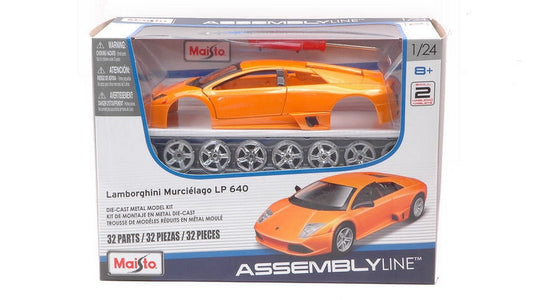 KIT DA MONTARE IN SCALA COMPATIBILE CON LAMBORGHINI MURCIELAGO LP 640 ORANGE KIT 1:24 MAISTO MI39292