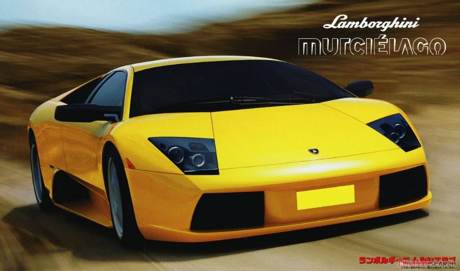 KIT DA MONTARE IN SCALA COMPATIBILE CON LAMBORGHINI MURCIELAGO YELLOW KIT 1:24 FUJIMI FJ121963