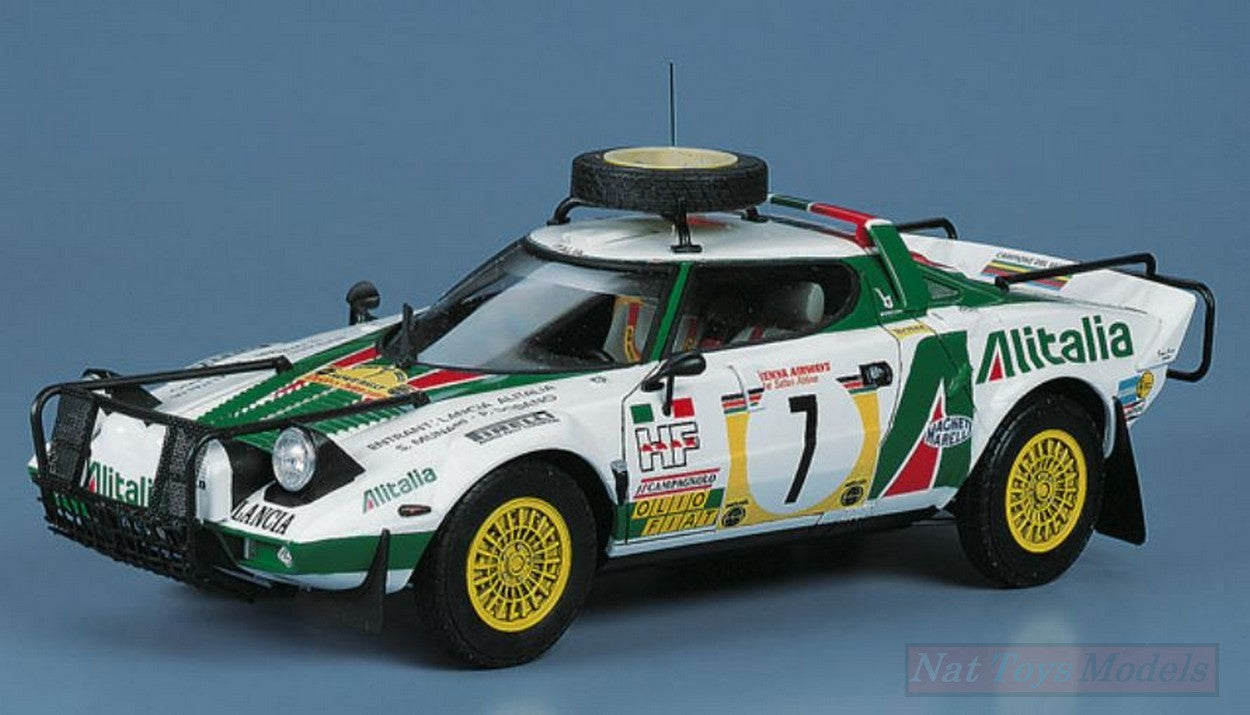 KIT DA MONTARE IN SCALA COMPATIBILE CON LANCIA STRATOS HF N.7 SAFARI RALLY 1977 MUNARI-SODANO KIT 1:24 HASEGAWA HGSCR36