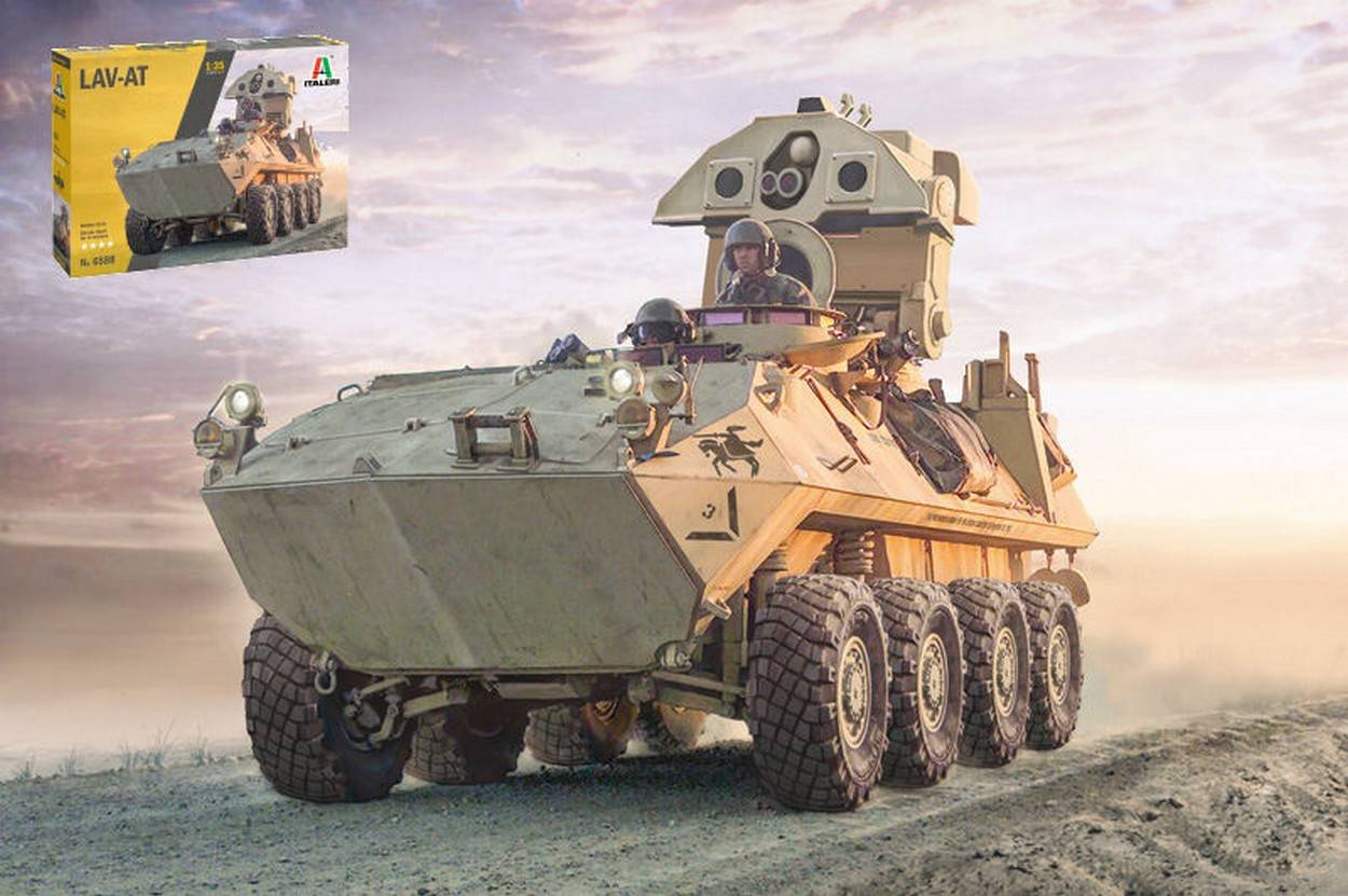 KIT À ASSEMBLER À L'ÉCHELLE COMPATIBLE AVEC LAV-25 VOTRE KIT 1:35 ITALERI IT6588