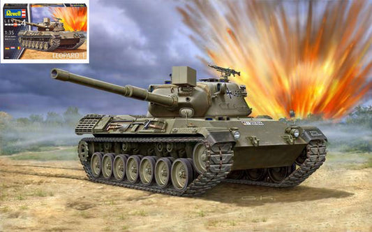 KIT DA MONTARE IN SCALA COMPATIBILE CON LEOPARD 1 (2-4 PRODUCTION BATCH) KIT 1:35 REVELL RV03240