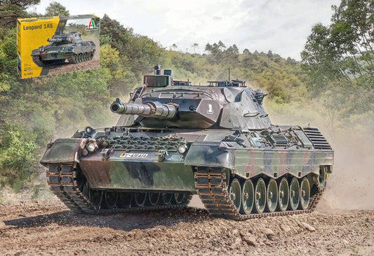 KIT DA MONTARE IN SCALA COMPATIBILE CON LEOPARD 1 A 5 KIT 1:35 ITALERI IT6481