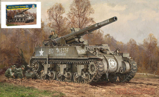 KIT DA MONTARE IN SCALA COMPATIBILE CON M-12 GMC KIT 1:72 ITALERI IT7076