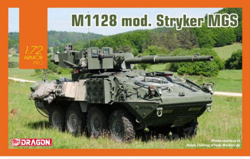 KIT DA MONTARE IN SCALA COMPATIBILE CON M1128 MOD.STRYKER MGS KIT 1:72 DRAGON D7687