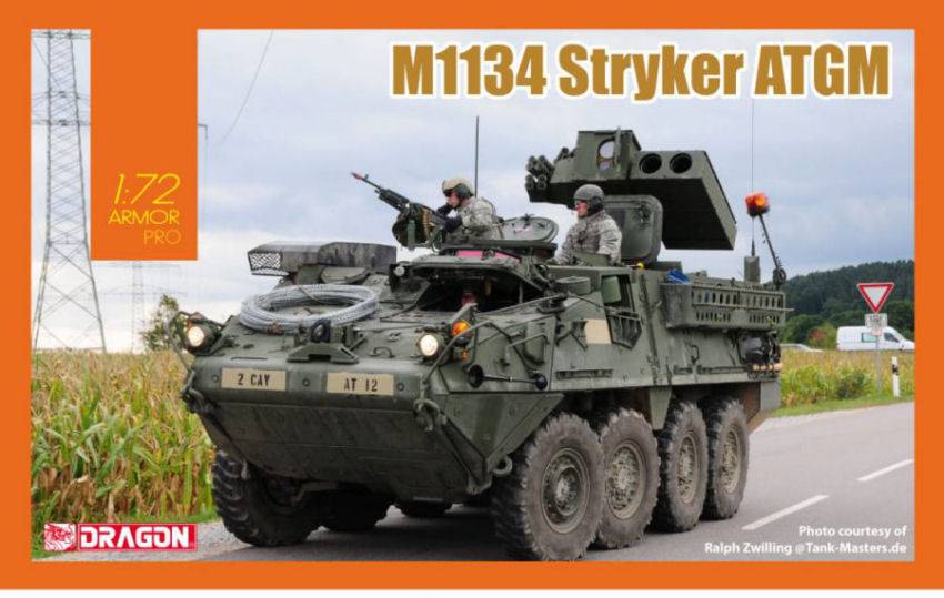 KIT DA MONTARE IN SCALA COMPATIBILE CON M1134 STRYKER ATGM KIT 1:72 DRAGON D7685