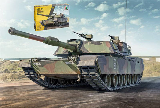 KIT DA MONTARE IN SCALA COMPATIBILE CON M1A1 ABRAMS KIT 1:35 ITALERI IT6596