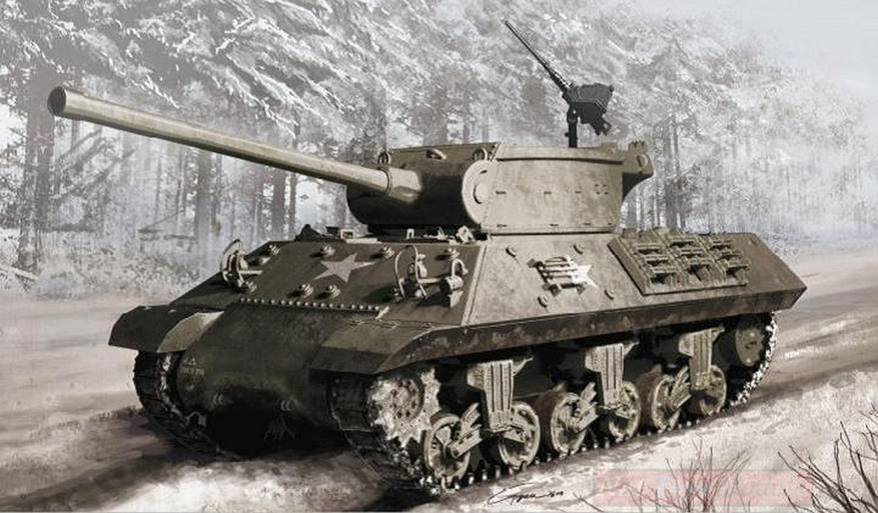 KIT D'ASSEMBLAGE À L'ÉCHELLE COMPATIBLE AVEC LE KIT BATTLE OF THE BULGE DE L'ARMÉE AMÉRICAINE M36B2 1:35 ACADEMY ACD13501