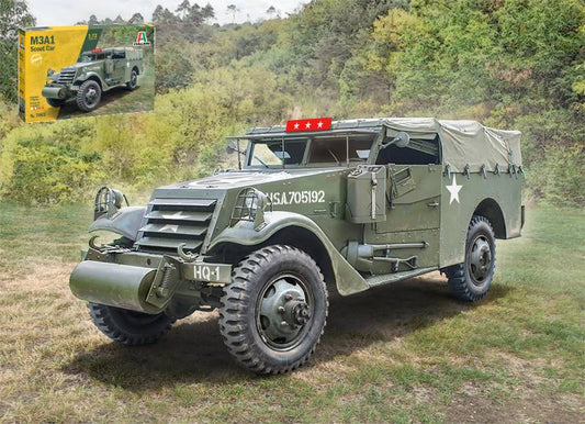 SCALE ASSEMBLY KIT COMPATIBLE WITH M3A1 SCOUT CAR KIT 1:72 ITALERI IT7063