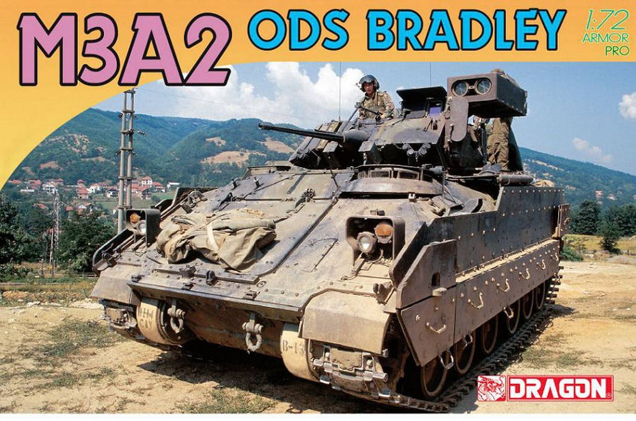 KIT D'ASSEMBLAGE À L'ÉCHELLE COMPATIBLE AVEC LE KIT M3A2 ODS BRADLEY 1:72 DRAGON D7413