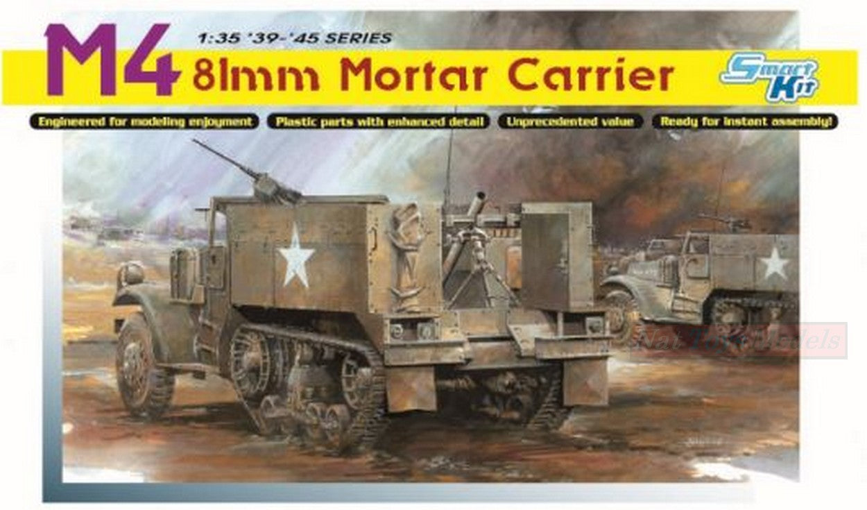 KIT DA MONTARE IN SCALA COMPATIBILE CON M4 81 mm MORTAR CARRIER KIT 1:35 DRAGON D6361