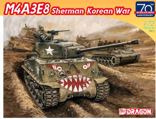 KIT DA MONTARE IN SCALA COMPATIBILE CON M4A3E8 EASY EIGHT KIT 1:72 DRAGON D6811