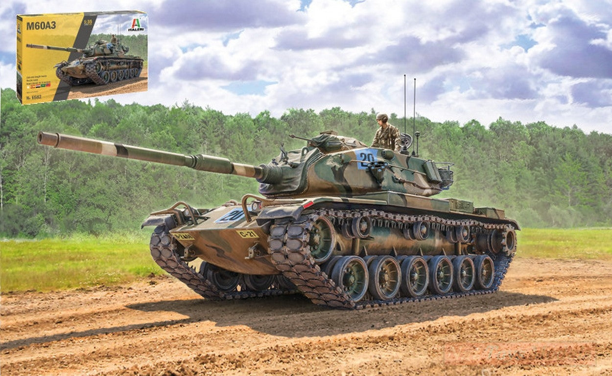 KIT À ASSEMBLER À L'ÉCHELLE COMPATIBLE AVEC LE KIT M60A-3 1:35 ITALERI IT6582