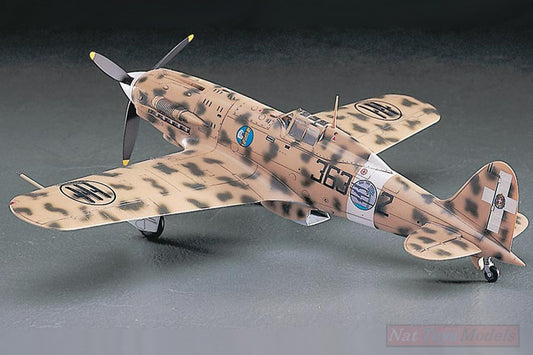 KIT À ASSEMBLER À L'ÉCHELLE COMPATIBLE AVEC MACCHI C 202 FOLGORE KIT 1:48 HASEGAWA HASJT32