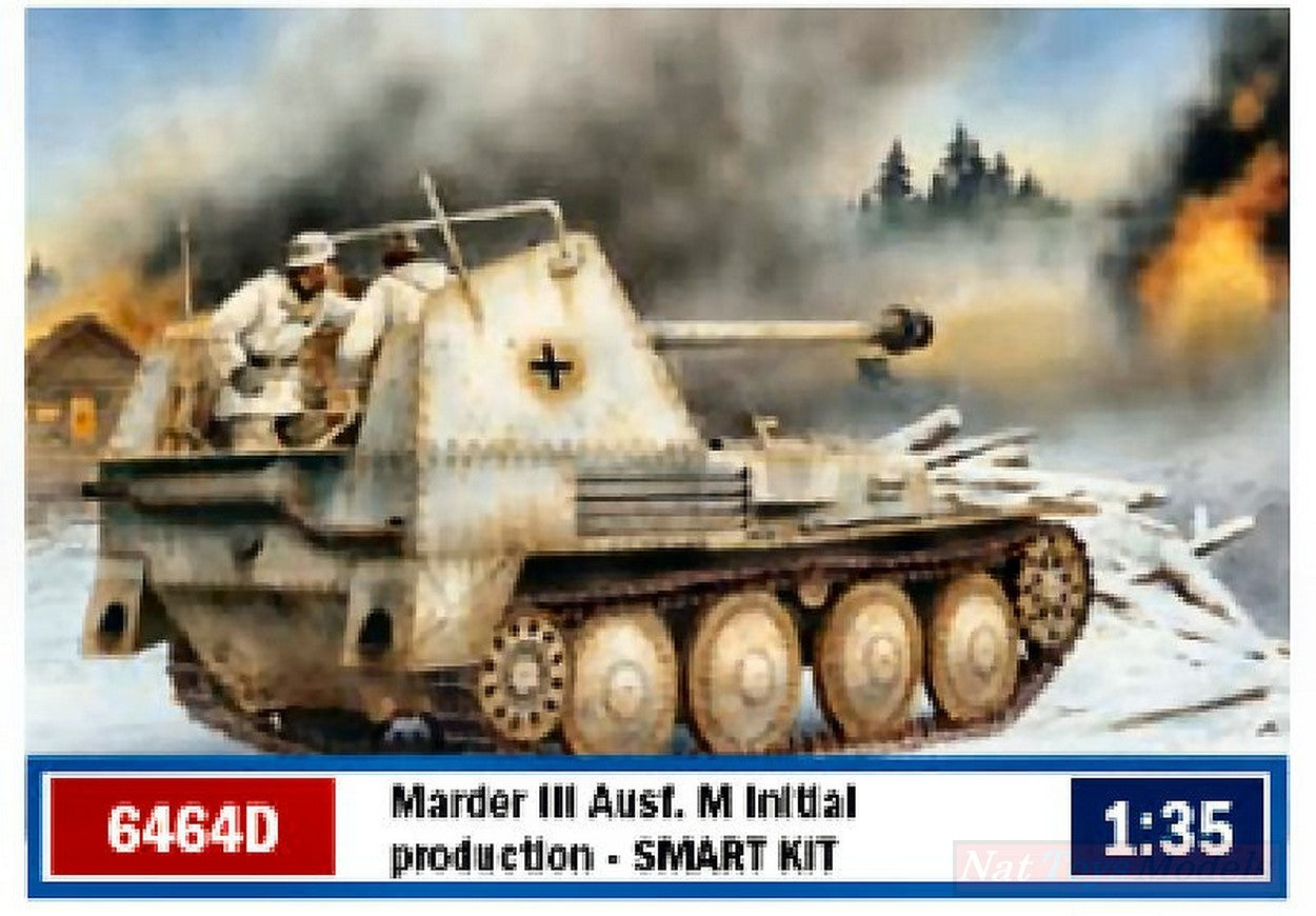 KIT DA MONTARE IN SCALA COMPATIBILE CON MARDER III AUSF M INITIAL KIT 1:35 DRAGON D6464
