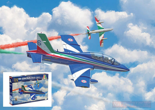KIT À ASSEMBLER À L'ÉCHELLE COMPATIBLE AVEC MB 339A PAN 2018 KIT 1:72 ITALERI IT1418