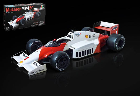 KIT DA MONTARE IN SCALA COMPATIBILE CON MC LAREN MP4/2C 1986 ALAN PROST/KEKE ROSBERG KIT 1:12 ITALERI IT4711