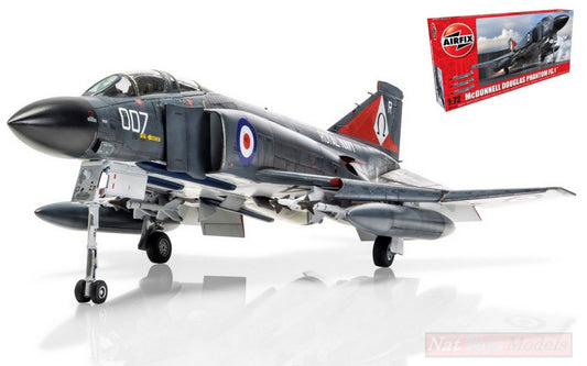 KIT DE MONTAGE À L'ÉCHELLE COMPATIBLE AVEC MCDONNELL DOUGLAS PHANTOM FG.1 KIT 1:48 AIRFIX AX06016