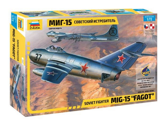 KIT DE MONTAGE À L'ÉCHELLE COMPATIBLE AVEC LE KIT MIG-15 FAGOT 1:72 ZVEZDA Z7317