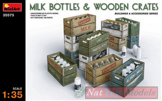 KIT DE MONTAGE BALANCE COMPATIBLE AVEC KIT BOUTEILLES DE LAIT ET CAISSES EN BOIS 1:35 MINIART MIN35573