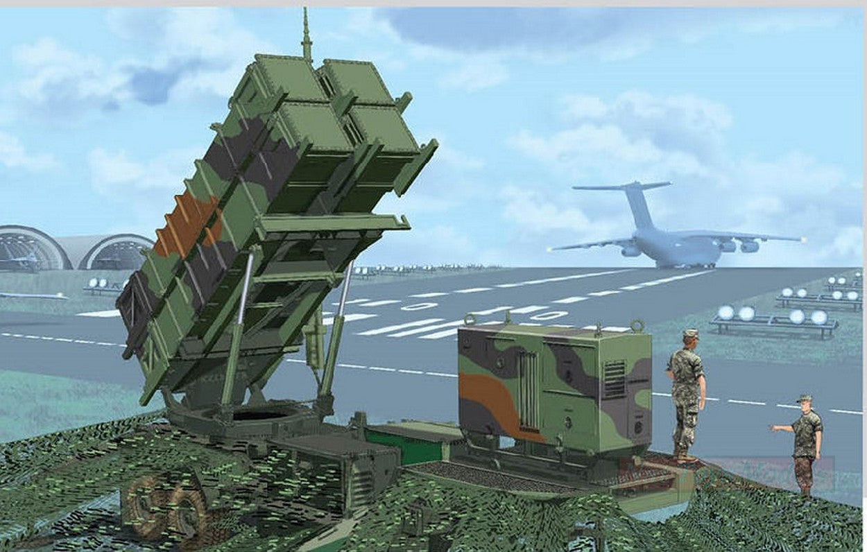 SCALE ASSEMBLY KIT COMPATIBLE WITH MIM-104C PATRIOT SAM PAC-2 KIT 1:35 DRAGON D3604