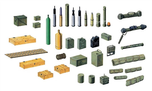 KIT À ASSEMBLER À L'ÉCHELLE COMPATIBLE AVEC LE KIT D'ACCESSOIRES DE COMBAT MODERNE 1:35 ITALERI IT6423