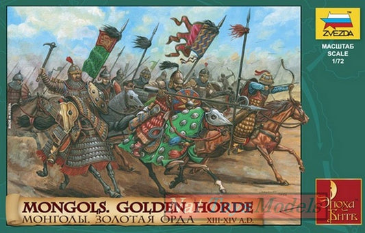 KIT D'ASSEMBLAGE À L'ÉCHELLE COMPATIBLE AVEC LE KIT MONGOLS GOLDEN HORDE 1:72 ZVEZDA Z8076
