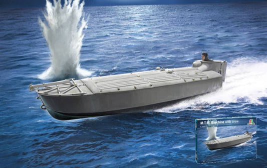 KIT DA MONTARE IN SCALA COMPATIBILE CON M.T.M. BARCHINO WITH CREW KIT 1:35 ITALERI IT5623