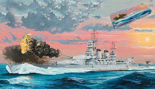 KIT DA MONTARE IN SCALA COMPATIBILE CON NAVE LITTORIO 1941 KIT 1:350 TRUMPETER TP5319