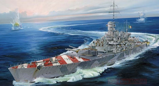 KIT DA MONTARE IN SCALA COMPATIBILE CON NAVE ROMA 1943 KIT 1:700 TRUMPETER TP5777