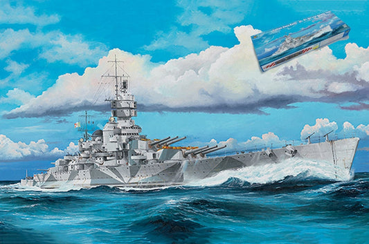 KIT DA MONTARE IN SCALA COMPATIBILE CON NAVE VITTORIO VENETO 1940 KIT 1:350 TRUMPETER TP5320