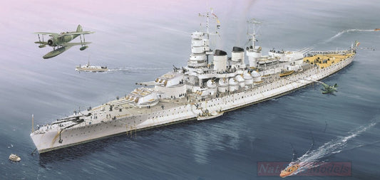 KIT DA MONTARE IN SCALA COMPATIBILE CON NAVE VITTORIO VENETO 1940 KIT 1:700 TRUMPETER TP5779