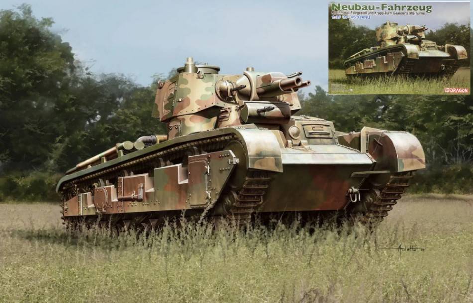 KIT DA MONTARE IN SCALA COMPATIBILE CON NEUBAU-FAHRZEUG NR.2 KIT 1:35 DRAGON D6968