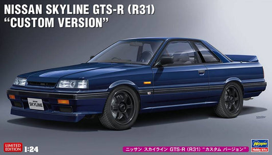 KIT DE MONTAGE À L'ÉCHELLE COMPATIBLE AVEC NISSAN SKYLINE GTS-R KIT VERSION PERSONNALISÉE 1:24 HASEGAWA HA20575