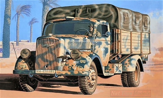 KIT À ASSEMBLER À L'ÉCHELLE COMPATIBLE AVEC OPEL BLITZ KIT 1:72 ITALERI IT7014