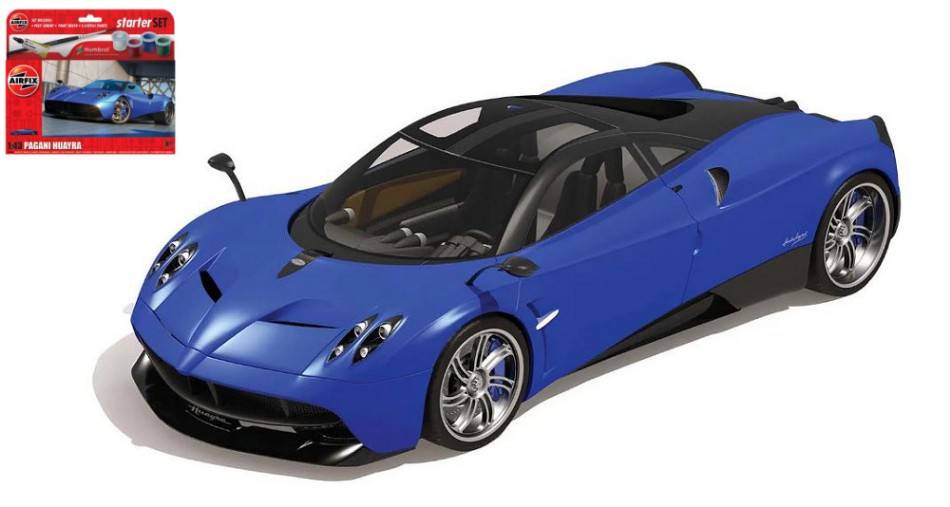 KIT D'ASSEMBLAGE À L'ÉCHELLE COMPATIBLE AVEC LE PETIT KIT DE DÉMARRAGE PAGANI HUAYRA 1:43 AIRFIX A55008