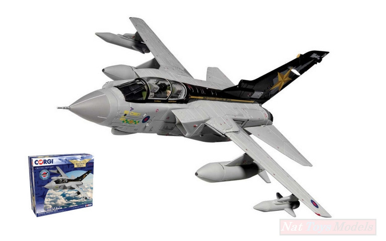 KIT DE MONTAGE À L'ÉCHELLE COMPATIBLE AVEC PANAVIA TORNADO GR.4 ZG775 RAF 1:72 CORGI AA33621