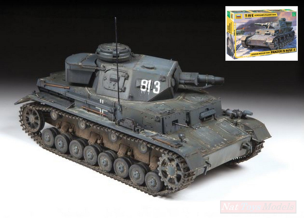 KIT DE MONTAGE À L'ÉCHELLE COMPATIBLE AVEC LE KIT PANZER IV AUSF.E 1:35 ZVEZDA Z3641