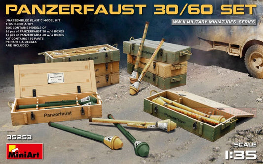 KIT DE MONTAGE À L'ÉCHELLE COMPATIBLE AVEC LE KIT PANZERFAUST 30/60 1:35 MINIART MIN35253