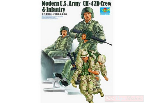 KIT À ASSEMBLER À L'ÉCHELLE COMPATIBLE AVEC LES PILOTES ET SOLDATS x KIT HÉLICOPTÈRES 1:35 TRUMPETER TP0415