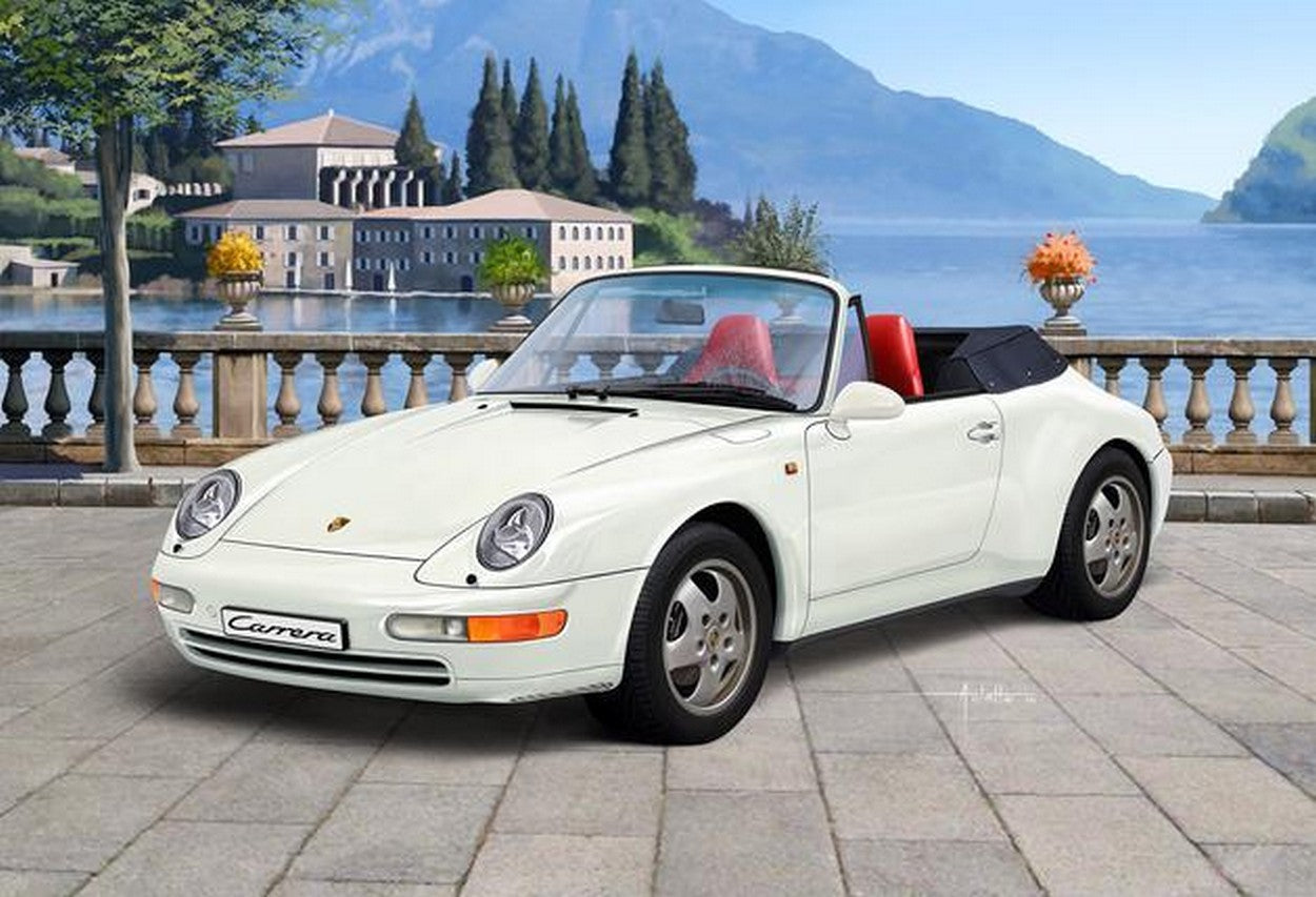 KIT DA MONTARE IN SCALA COMPATIBILE CON PORSCHE 911 CARRERA CABRIO KIT 1:24 REVELL RV7063