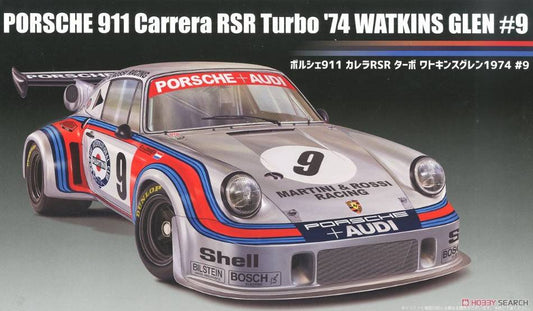 KIT DA MONTARE IN SCALA COMPATIBILE CON PORSCHE 911 CARRERA RSR TURBO N.9 WATKINS GLEN 1974 MARTINI KIT 1:24 FUJIMI FJ126494