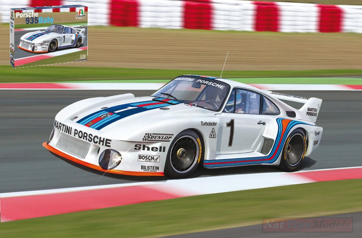 KIT DA MONTARE IN SCALA COMPATIBILE CON PORSCHE 935 BABY KIT 1:24 ITALERI IT3639