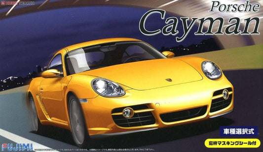 KIT DA MONTARE IN SCALA COMPATIBILE CON PORSCHE CAYMAN YELLOW KIT 1:24 FUJIMI FJ126227